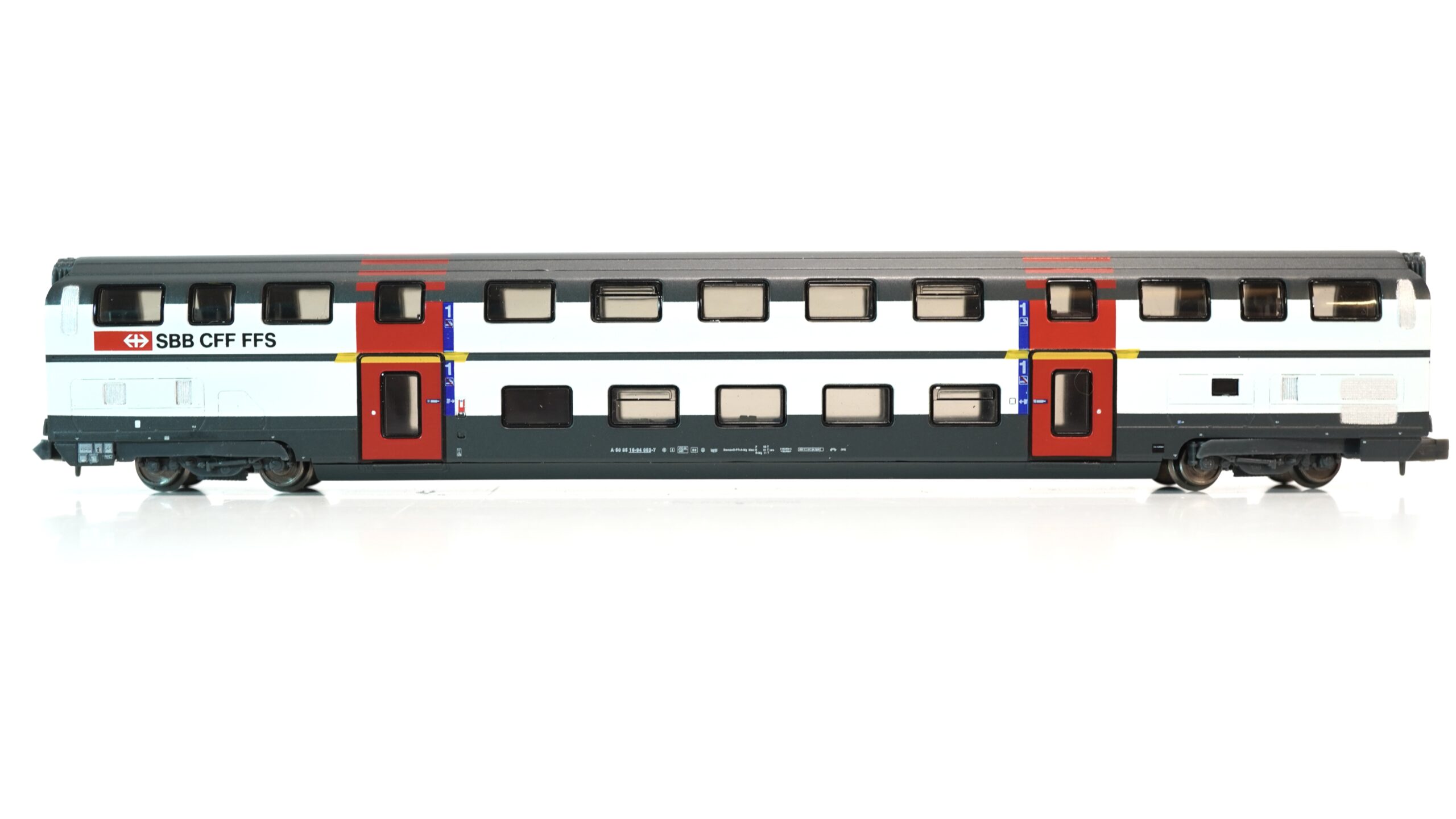 Hobbytrain H25108 N SBB IC2000 Doppelstockwagen 1. Klasse | A1281 1 Hobbytrain H25108 N SBB IC2000 Doppelstockwagen 1. Klasse | A1281