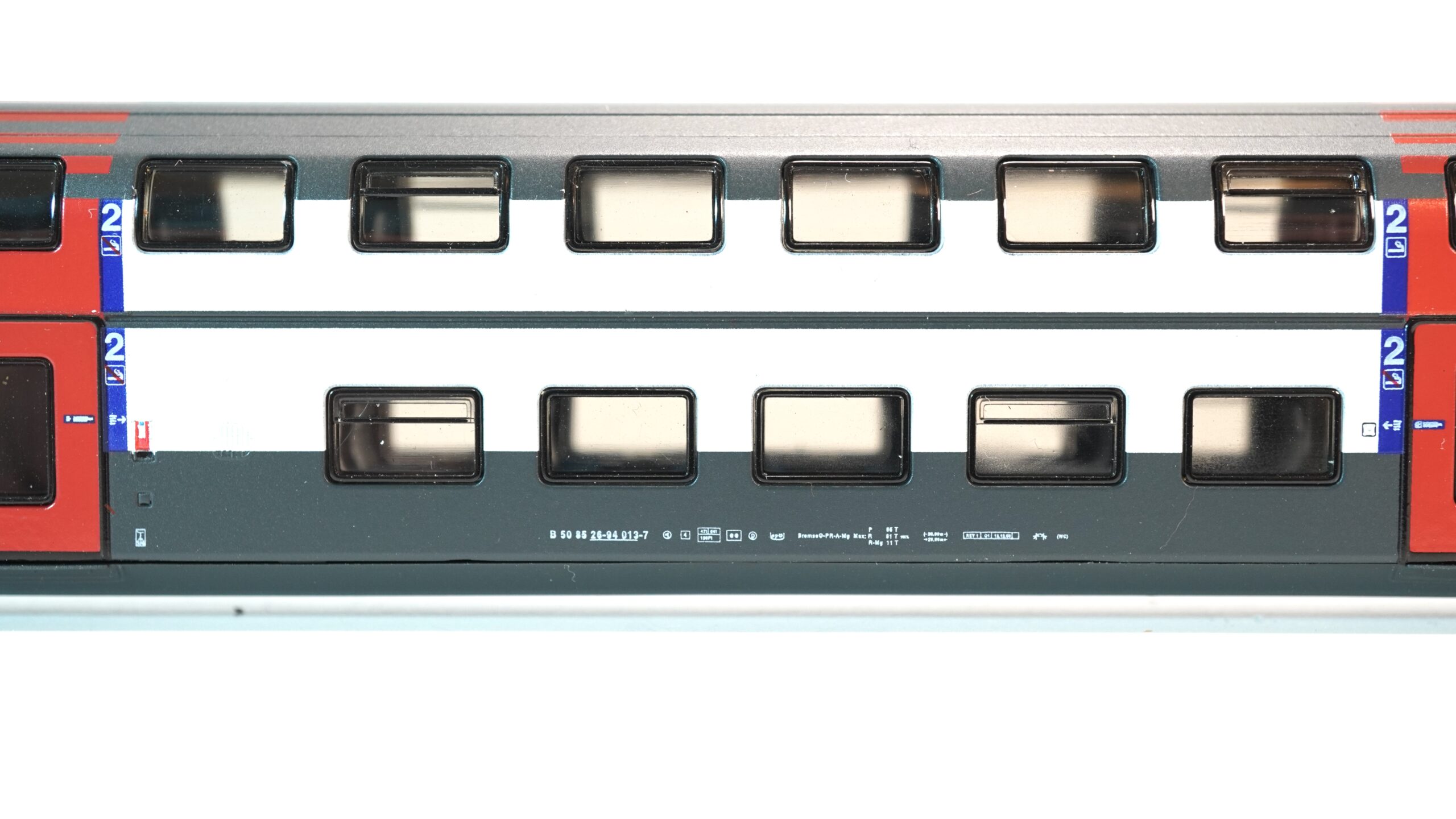 Hobbytrain H25113 N SBB IC2000 Doppelstockwagen 2. Kl | A1282 5 Hobbytrain H25113 N SBB IC2000 Doppelstockwagen 2. Kl | A1282 – Bild 5