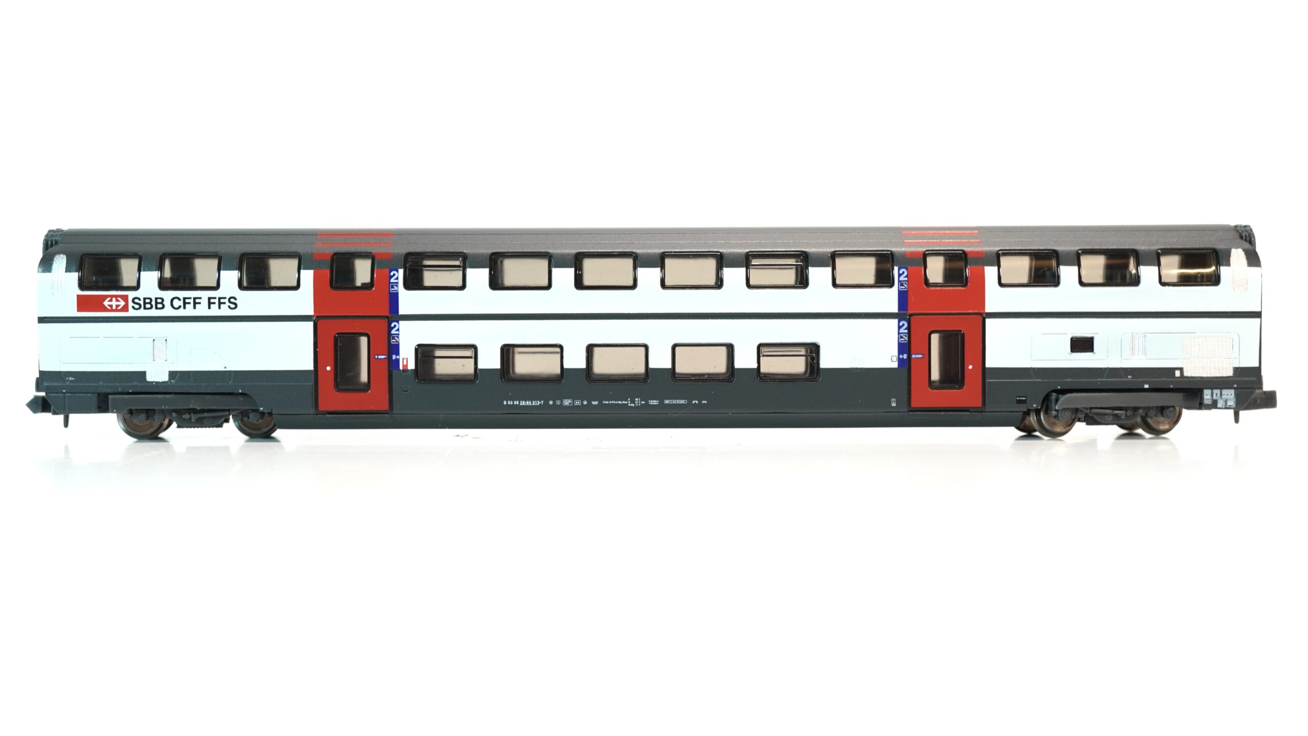Hobbytrain H25113 N SBB IC2000 Doppelstockwagen 2. Kl | A1282 7 Hobbytrain H25113 N SBB IC2000 Doppelstockwagen 2. Kl | A1282 – Bild 7