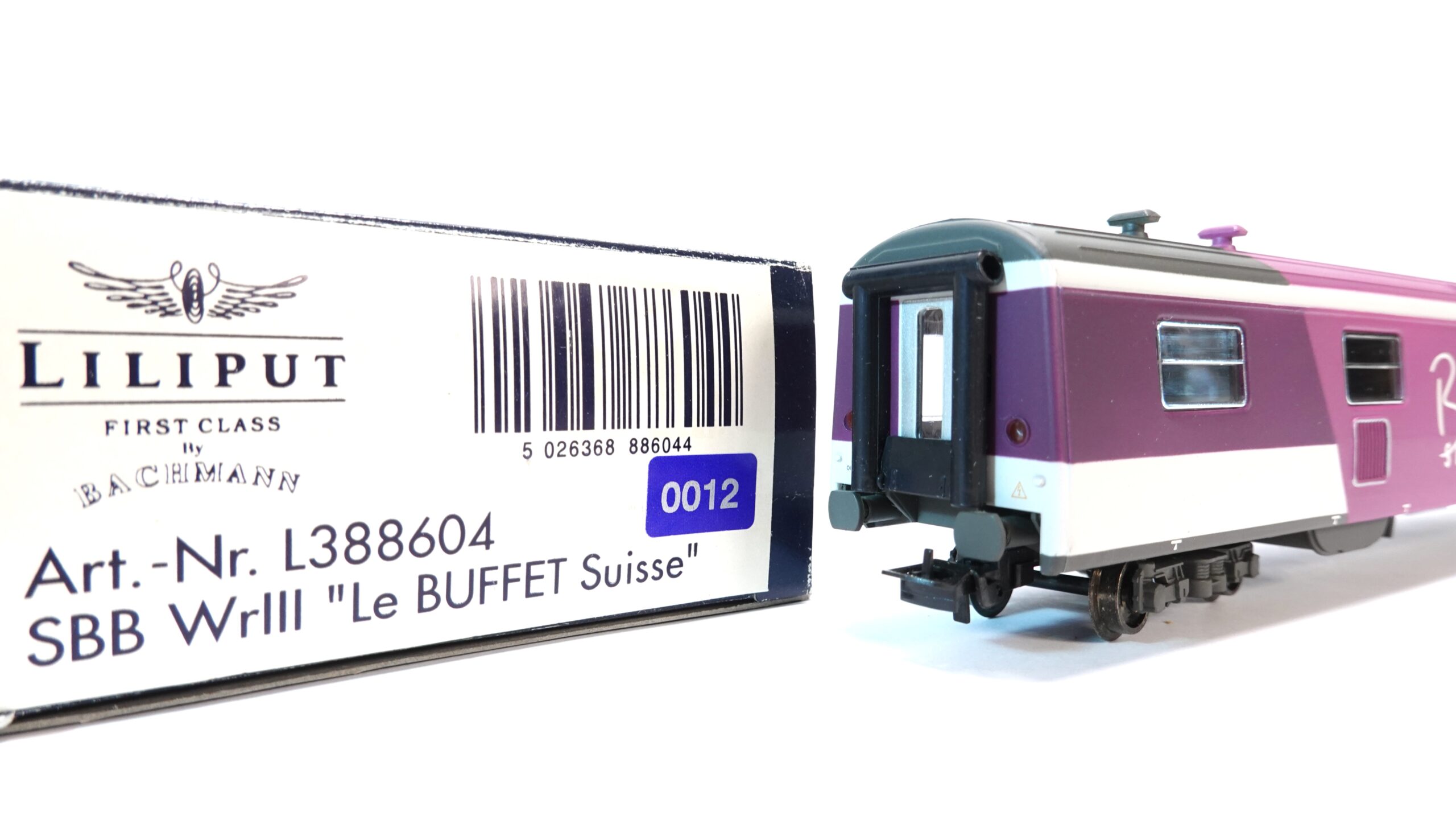 Liliput L388604 H0 SBB EW III Speisewagen Le BUFFET Suisse | 0012 9 Liliput L388604 H0 SBB EW III Speisewagen Le BUFFET Suisse | 0012 – Bild 9