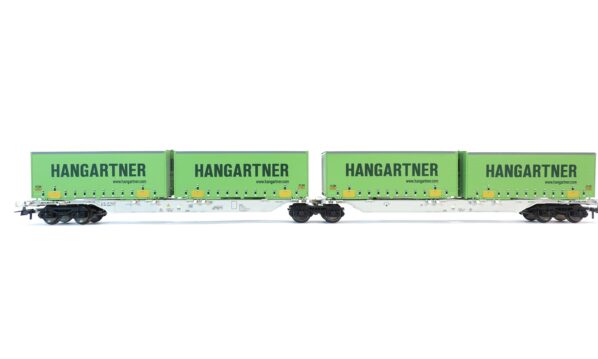 Roco 66570 H0 AAE Doppel-Taschenwagen Hangartner | A1289
