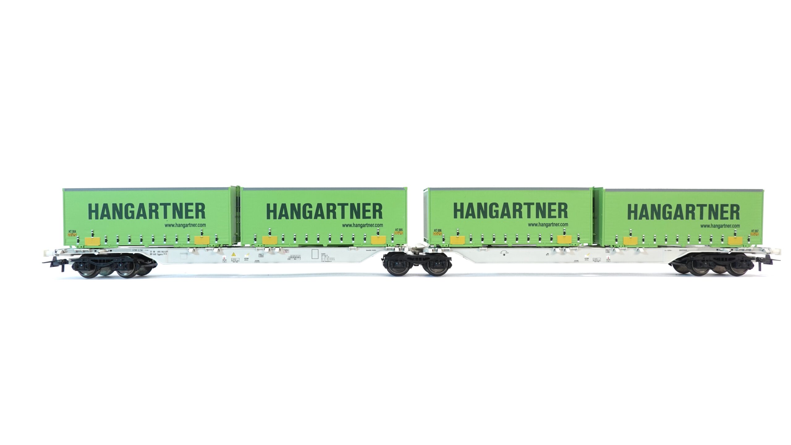 Roco 66570 H0 AAE Doppel-Taschenwagen Hangartner | A1289