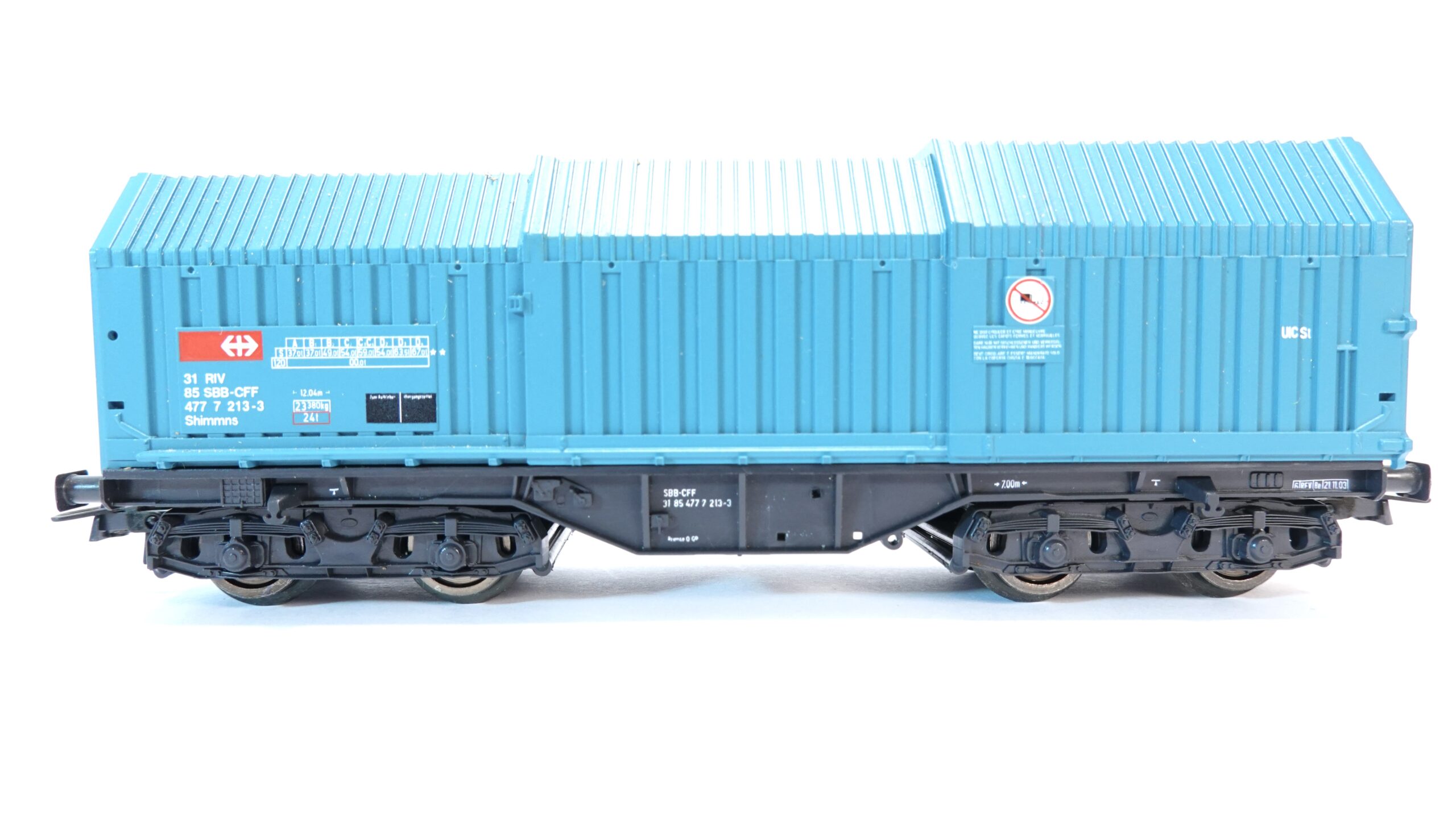 Roco 46770 H0 SBB Shimmns Schiebeplanenwagen blau | A1291