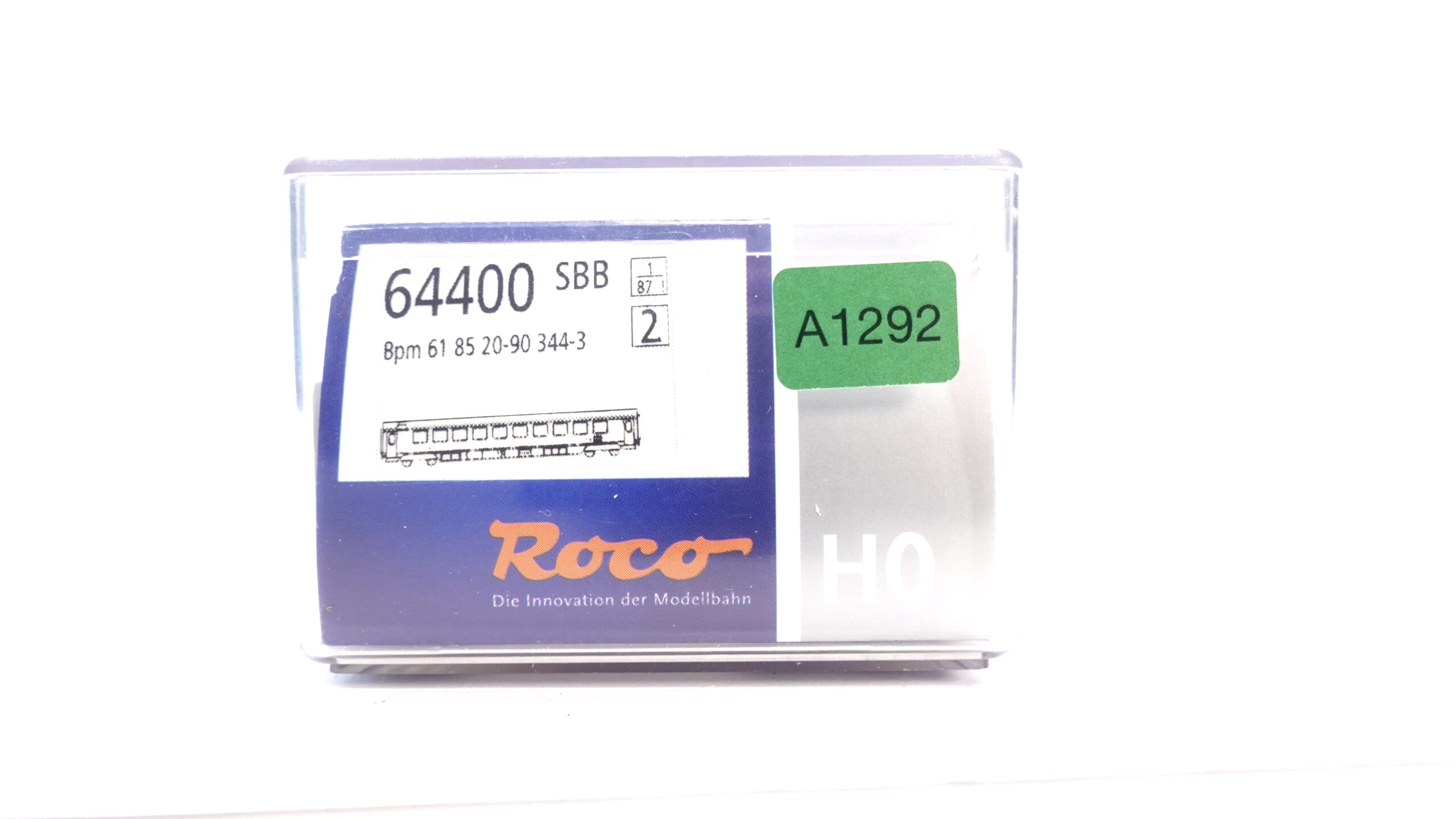 Roco 64400 H0 SBB Bpm Eurofima-Wagen 2. Klasse EW IV/EC-Design | A1292 10 Roco 64400 H0 SBB Bpm Eurofima-Wagen 2. Klasse EW IV/EC-Design | A1292 – Bild 10