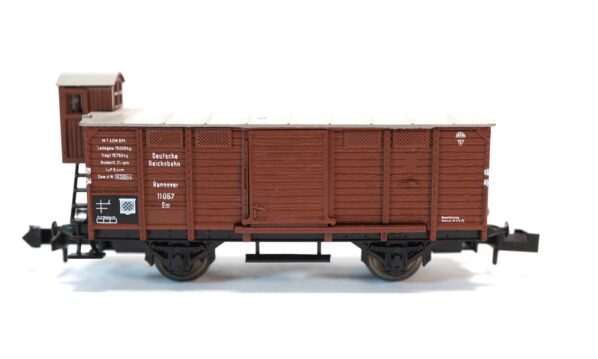 Trix 8320 N DRG Gedeckter Güterwagen Gm mit Bremserhaus Hannover 11057 | A1416