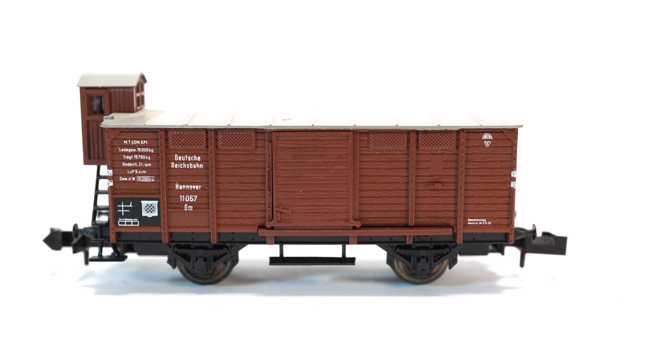 Trix 8320 N DRG Gedeckter Güterwagen Gm mit Bremserhaus Hannover 11057 | A1416 1 Trix 8320 N DRG Gedeckter Güterwagen Gm mit Bremserhaus Hannover 11057 | A1416