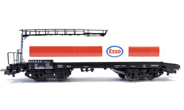 Märklin 4650 H0 DB Kesselwagen Esso weiss stark bespielt | A1337