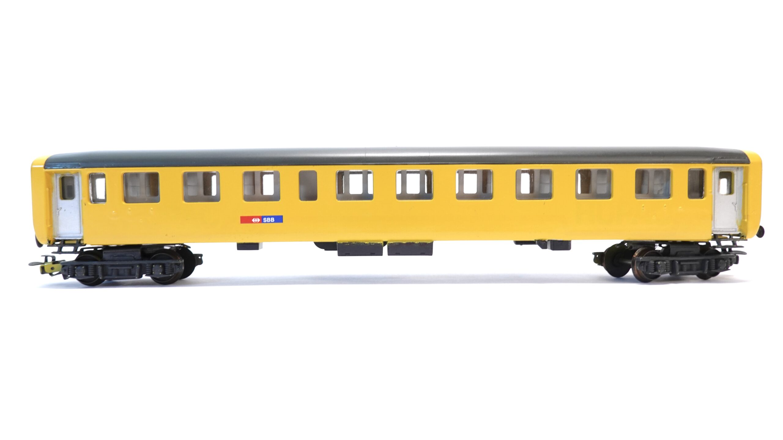 Lima H0 SBB Dienstwagen EW I gelb Werkzeugwagen Eigenbau | A1347