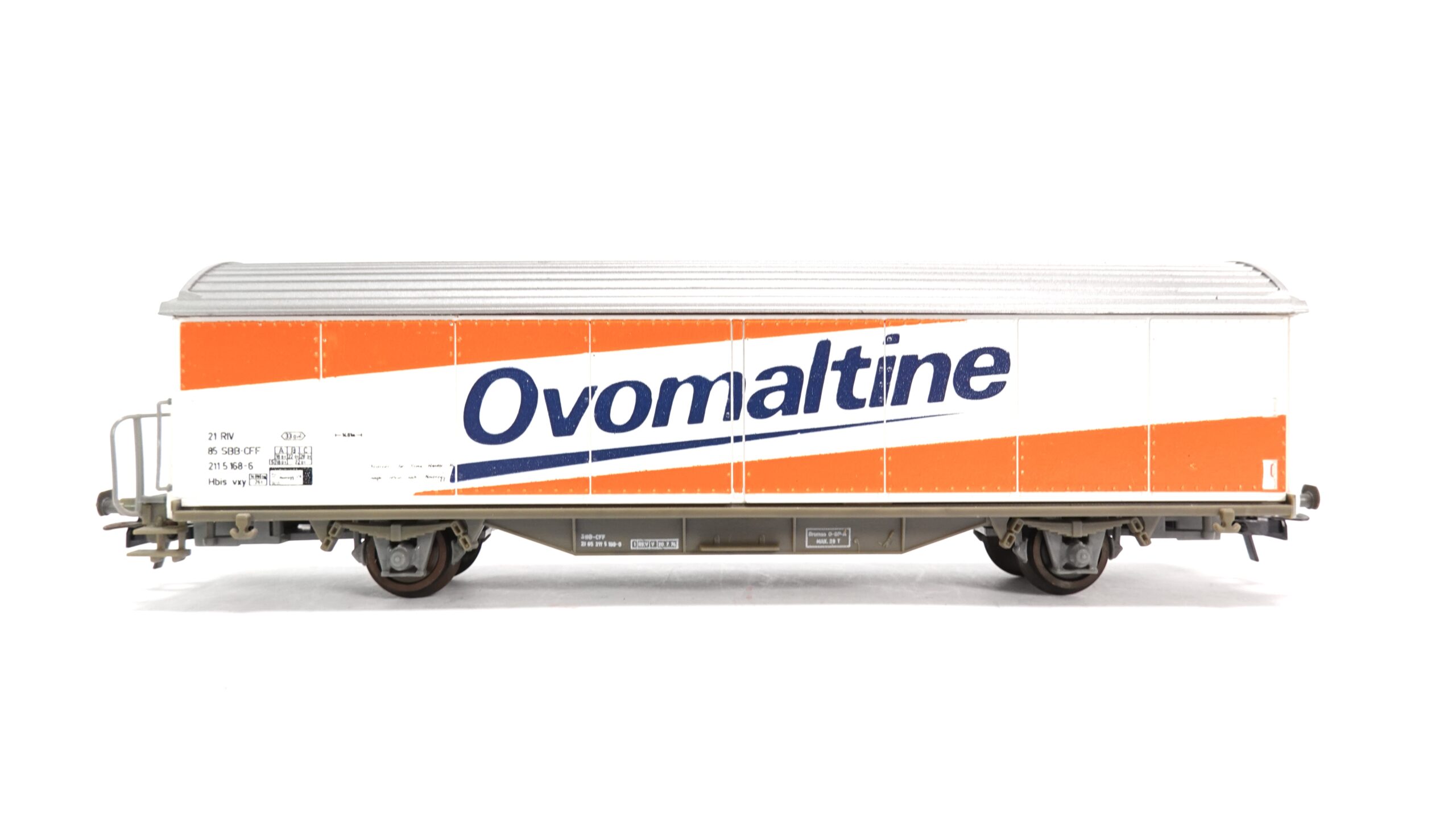 Roco 4340 H0 SBB Schiebewandwagen Ovomaltine Hbis | A1597 1 Roco 4340 H0 SBB Schiebewandwagen Ovomaltine Hbis | A1597
