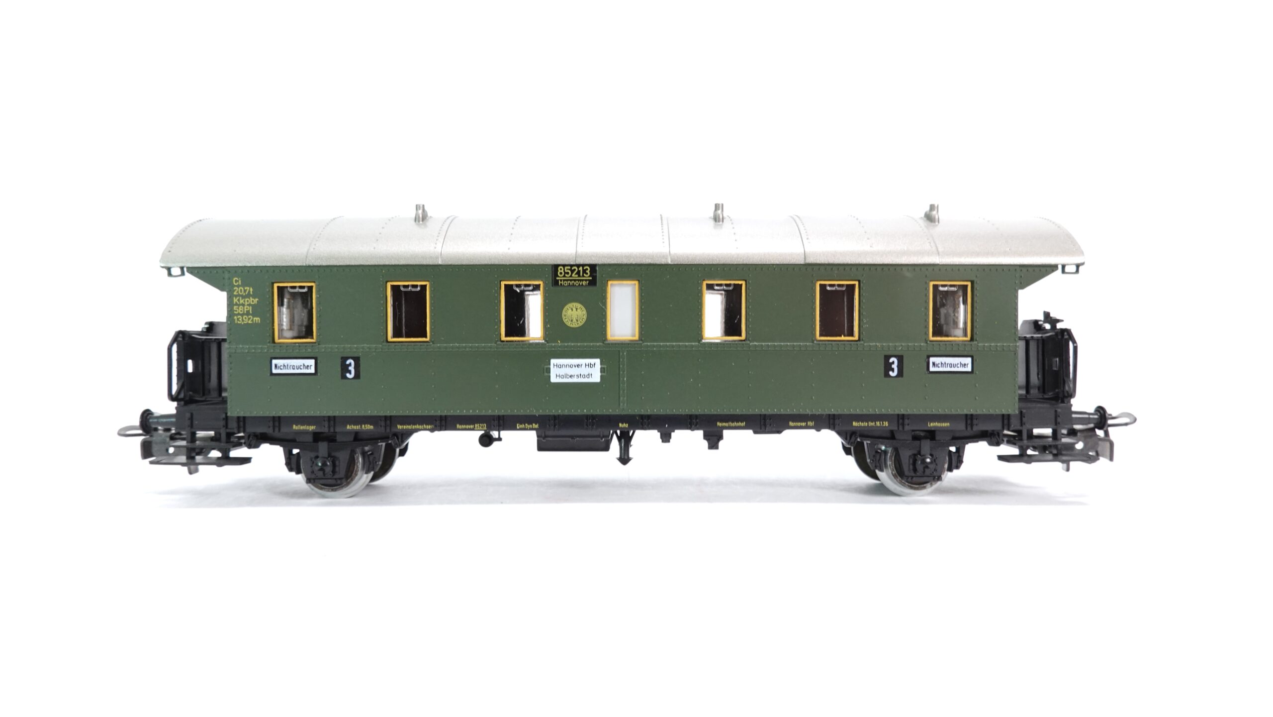 Märklin 4101 H0 DRG Donnerbüchse 3. Klasse Ci 85213 Hannover | A1611 1 Märklin 4101 H0 DRG Donnerbüchse 3. Klasse Ci 85213 Hannover | A1611