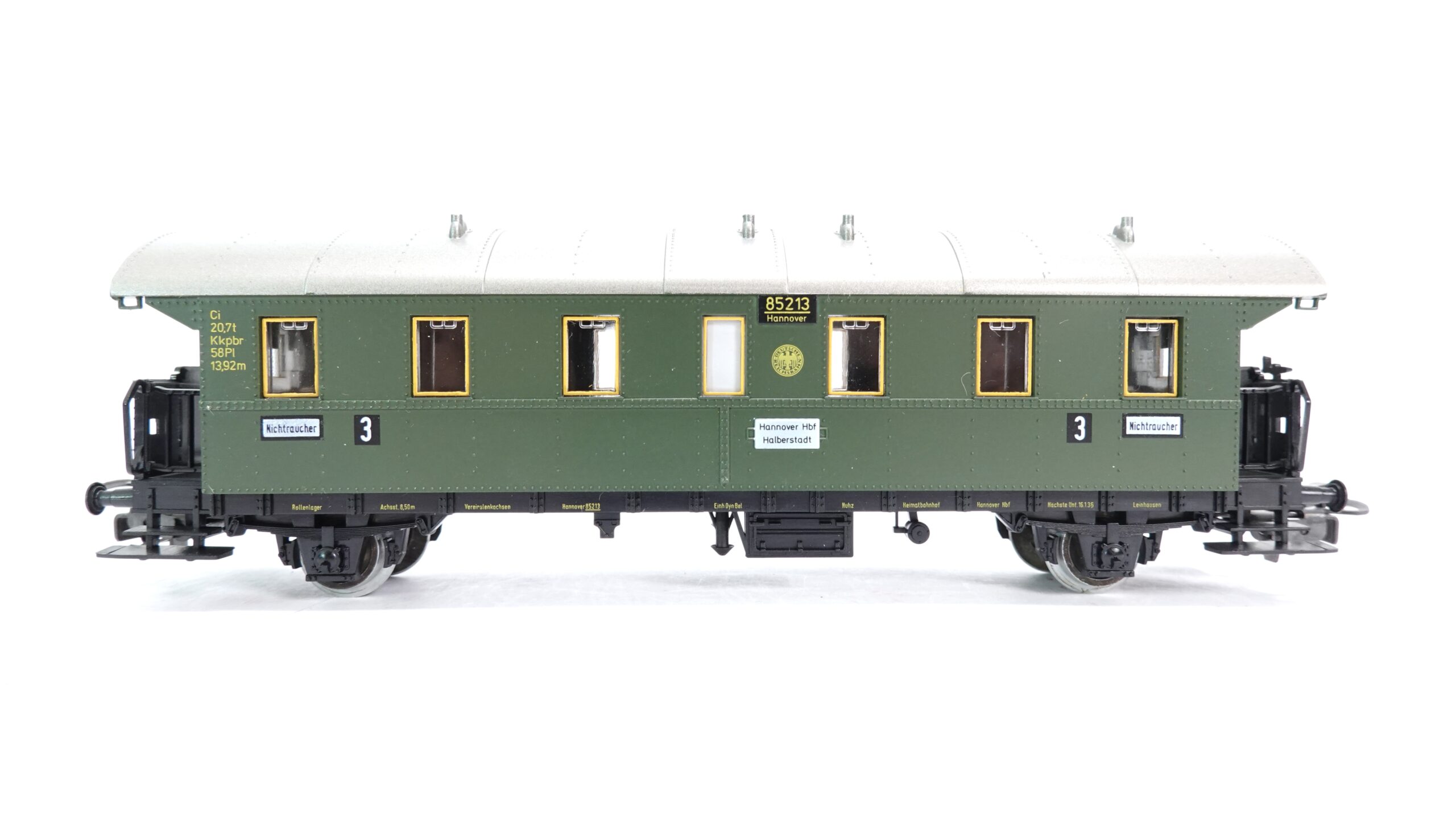 Märklin 4101 H0 DRG Donnerbüchse 3. Klasse Ci 85213 Hannover | A1611 4 Märklin 4101 H0 DRG Donnerbüchse 3. Klasse Ci 85213 Hannover | A1611 – Bild 4