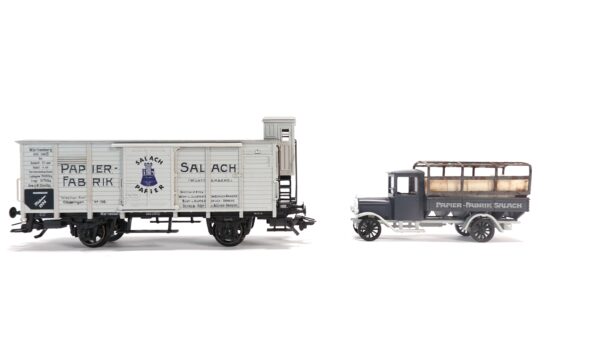 Märklin H0 48096 Museumswagen 1996 Güterwagen Papierfabrik Salach | A1507