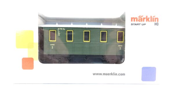 Märklin 4039 H0 Start Up Personenwagen grün 29 758 Stg | A1515