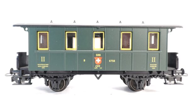 Märklin 4107.902 H0 SBB Nostalgie Personenwagen 2. Klasse B 6758 | A1524