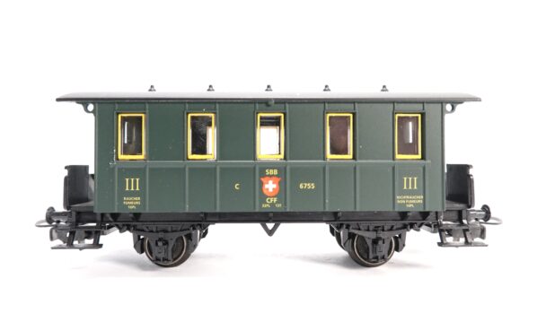 Märklin 4107.901 H0 SBB Nostalgie Personenwagen 3. Klasse C 6755 | A1525