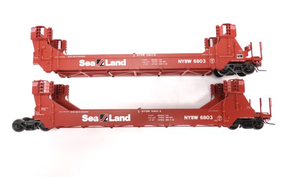 Atlas O 9906-4 Spur 0 US NYSW Sea-Land 2-teiliges Gunderson Stack Car Set 2-Rail | 2528