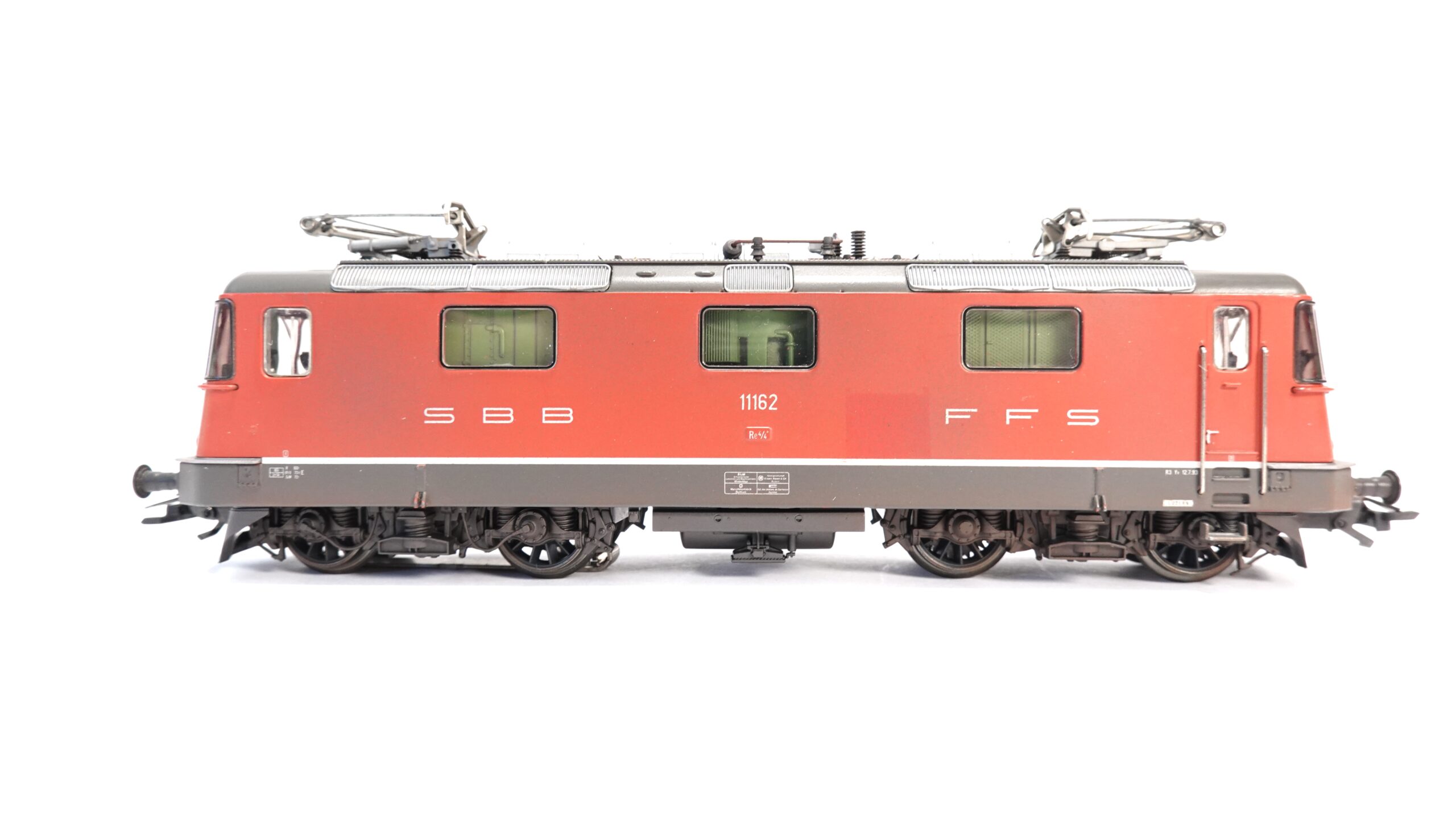 Märklin 3434 H0 SBB Elektrolokomotive Re 4/4 II 11162 rot dezent gealtert | A1547 1 Märklin 3434 H0 SBB Elektrolokomotive Re 4/4 II 11162 rot dezent gealtert | A1547