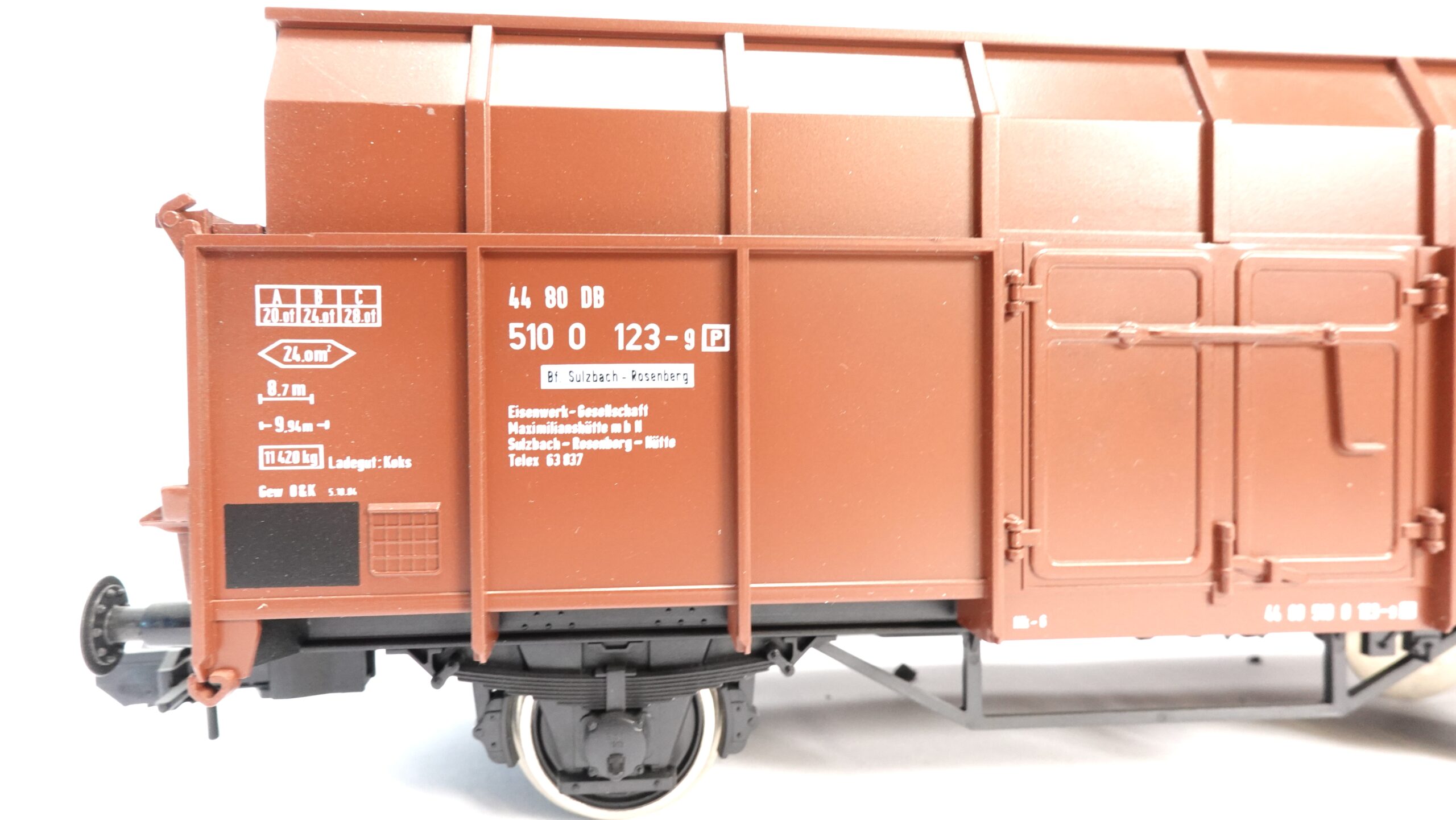 Märklin 5875 Spur 1 Güterwagenset 3-tlg. Kokstrichterwagen Max-Hütte | A5434 8 Märklin 5875 Spur 1 Güterwagenset 3-tlg. Kokstrichterwagen Max-Hütte | A5434 – Bild 8