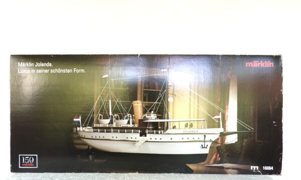 Märklin 16064 Leerverpackung OVP & Holz-Transportgestell für Dampfschiff Jolanda