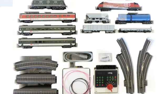 Märklin 29859 H0 Digital-Startset SBB 2 Züge Re 460 Re 4/4 II C-Gleis 6021 OVP | 2530