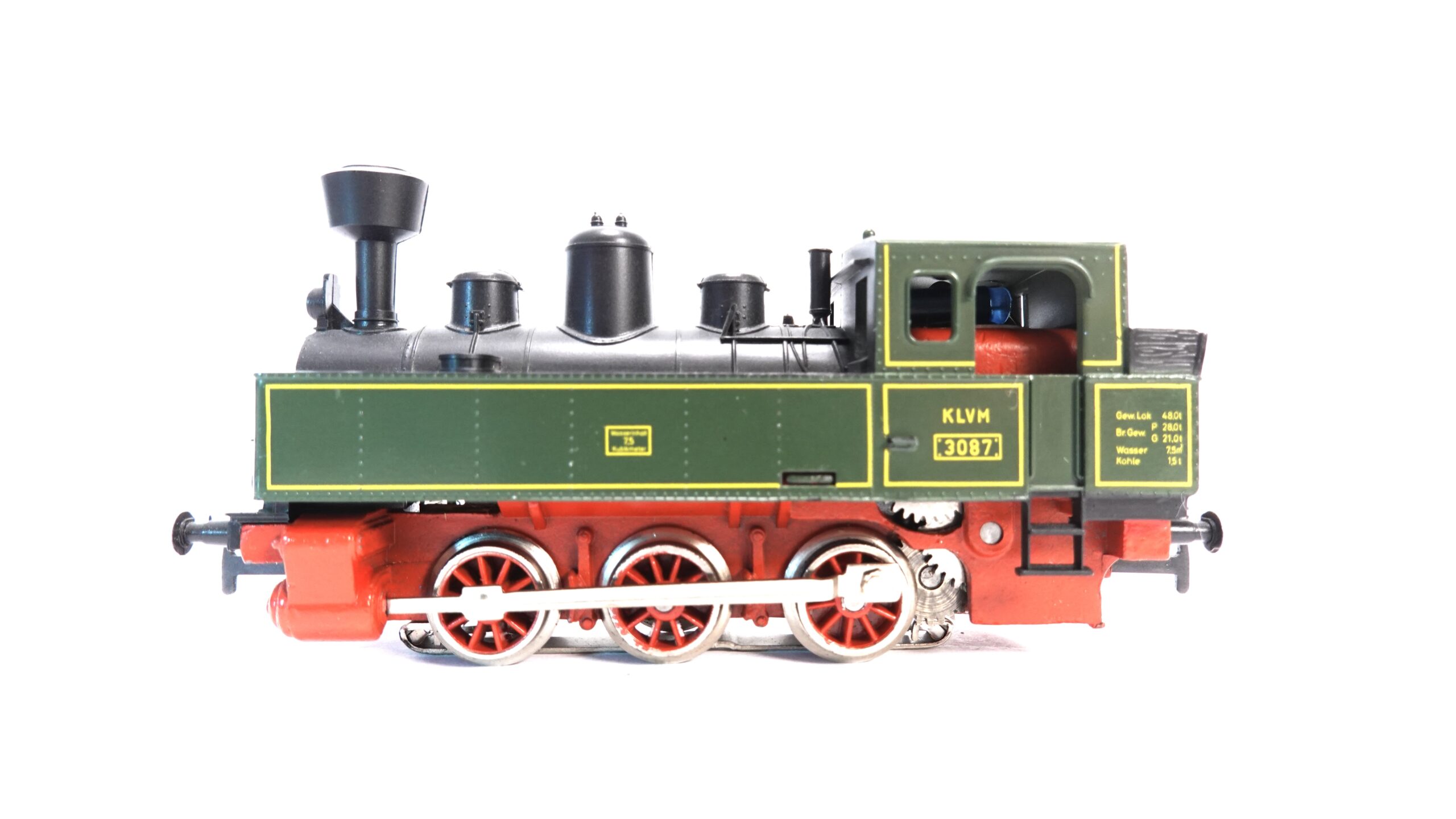 Märklin 3087 H0 KLVM Dampflokomotive 3087 grün | A1559 1 Märklin 3087 H0 KLVM Dampflokomotive 3087 grün | A1559