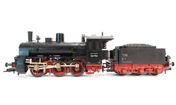 Fleischmann 4124 H0 DB Dampflok BR 53 7753 verbastelt / Schaltereinbau | A1566