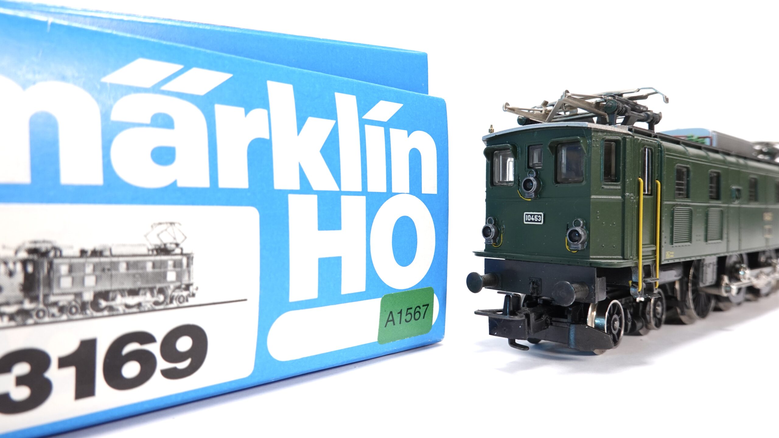 Märklin 3169 H0 SBB E-Lok Ae 3/6 II 10453 grün Stangenantrieb | A1567 2 Märklin 3169 H0 SBB E-Lok Ae 3/6 II 10453 grün Stangenantrieb | A1567 – Bild 2