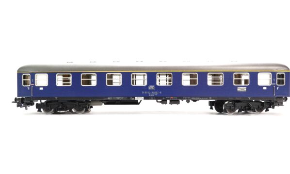 Märklin 4053 H0 DB Schnellzugwagen 1. Kl. Aüm 203 Blech blau Zugschluss | A1595