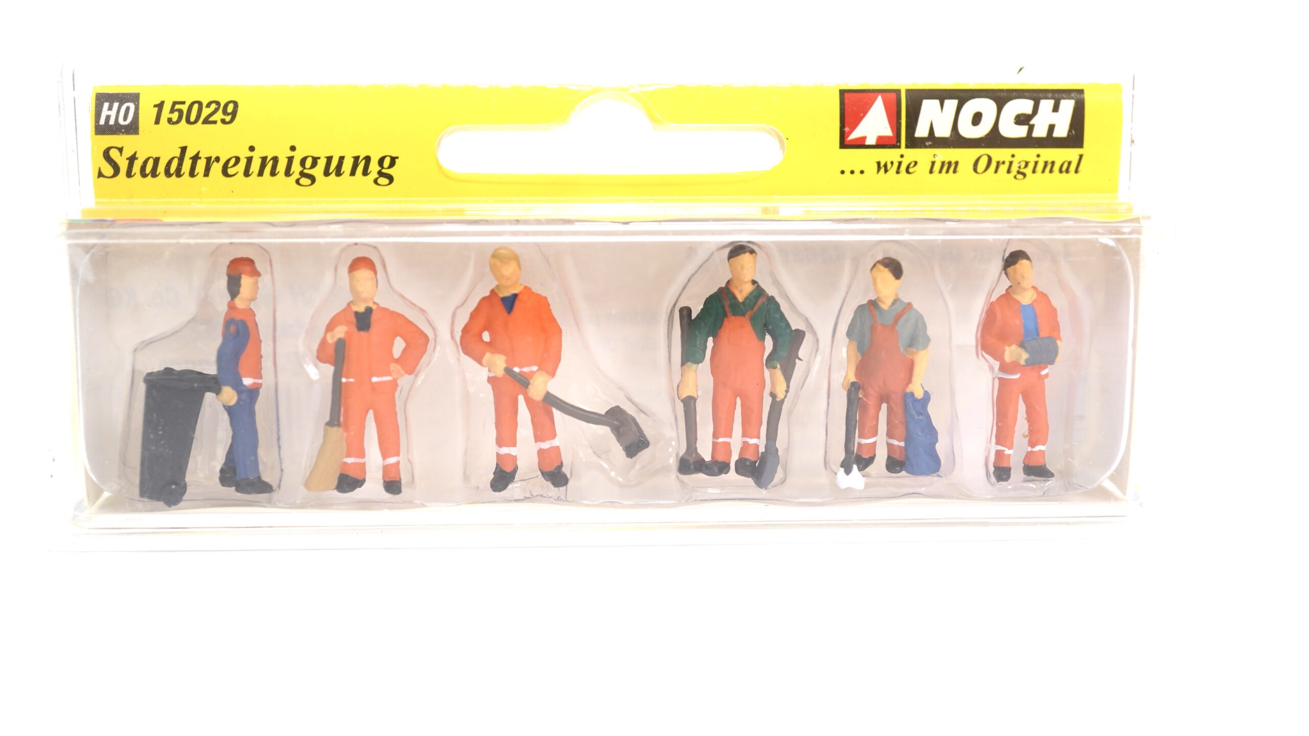 NOCH 15029 H0 Figuren-Set Stadtreinigung Müllabfuhr 6 Figuren handbemalt OVP 1 NOCH 15029 H0 Figuren-Set Stadtreinigung Müllabfuhr 6 Figuren handbemalt OVP