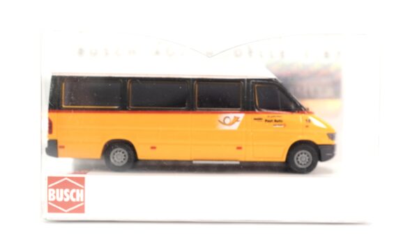 Busch 47845 H0 Mercedes-Benz Sprinter PostAuto Schweiz Graubünden OVP