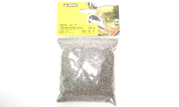 NOCH 09374 H0 TT Gleisschotter grau 250 g Beutel OVP