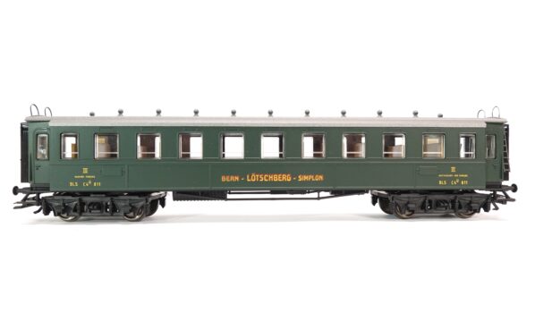 RUCO 15068 H0 BLS C4ü 811 Schnellzugwagen 3. Klasse Epoche I/II OVP | A1698