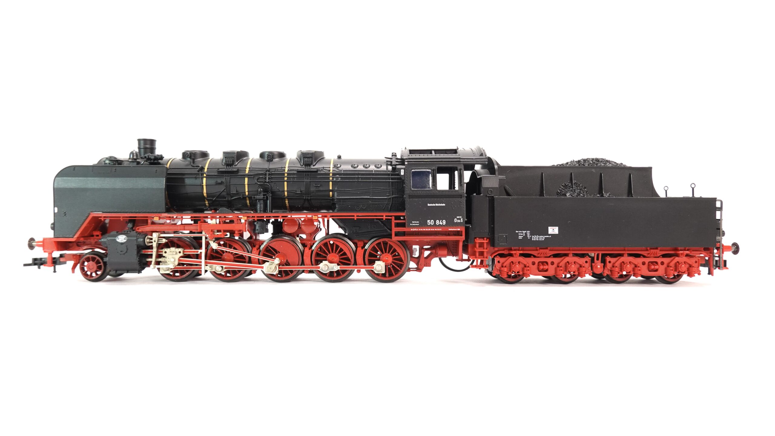 Fleischmann 4181 H0 DB BR 50 849 Dampflok mit Kastentender | A1708 1 Fleischmann 4181 H0 DB BR 50 849 Dampflok mit Kastentender | A1708