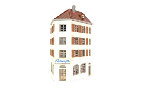 Kibri 38383 H0 Altstadt Eckhaus Zwitscherstube Tanzlokal Fertigmodell | A1718