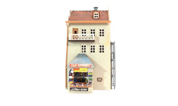 Kibri 38385 H0 Altstadthaus Edeka Laden Kiosk Lotto-Ecke Schweifgiebel Fertigmodell | A1719