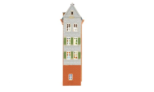 Kibri 38382 H0 Schmales Altstadthaus Werbeplakate Fertigmodell | A1720