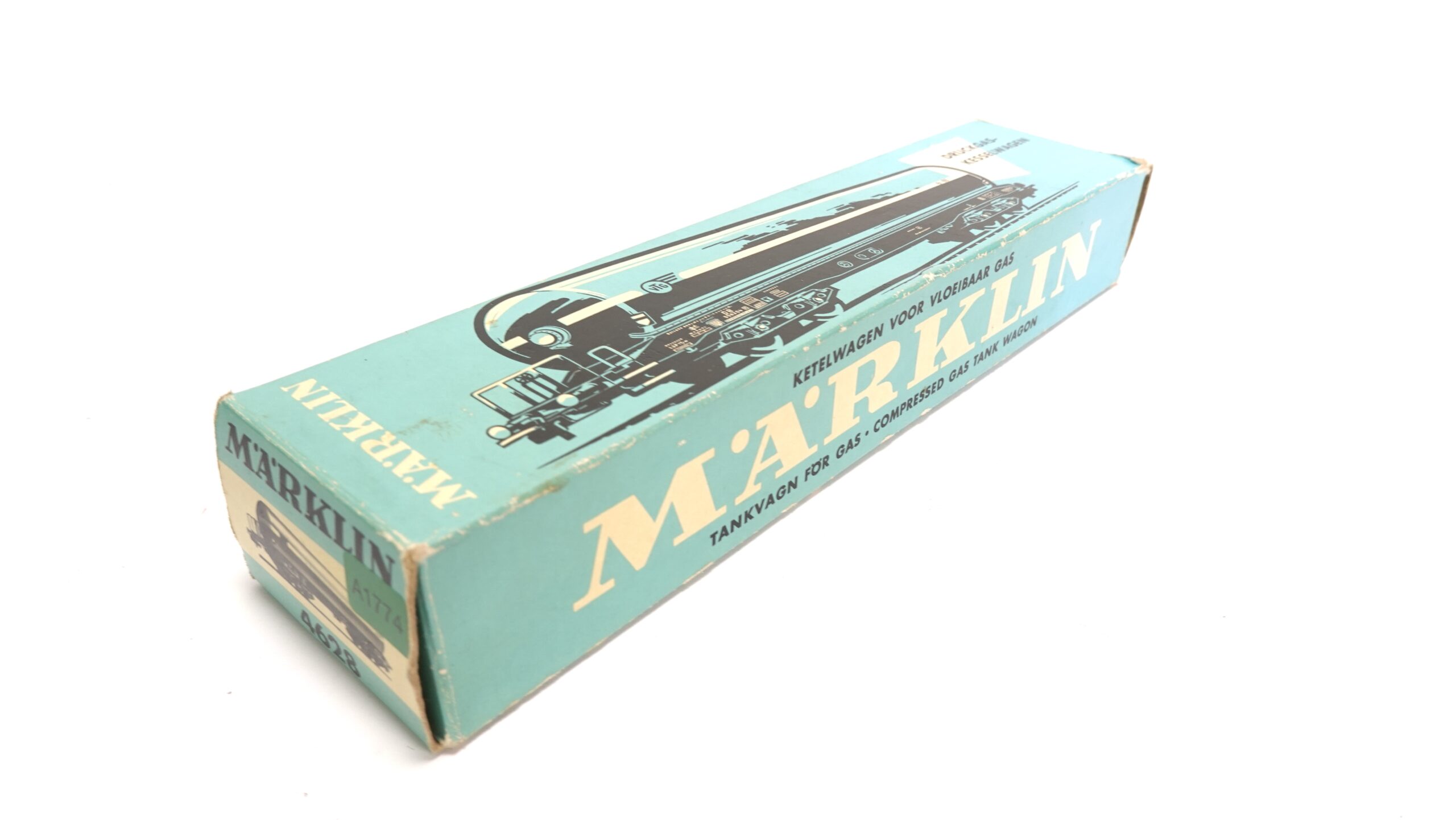 Märklin 4628 H0 DB VTG 598 215 Druckgas-Kesselwagen grau | A1774 8 Märklin 4628 H0 DB VTG 598 215 Druckgas-Kesselwagen grau | A1774 – Bild 8