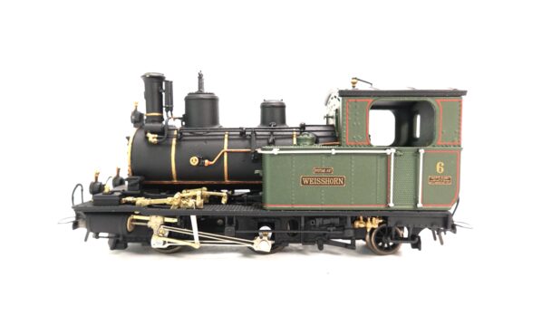 BEMO 1292 596 H0m DFB HG 2/3 6 Weisshorn Zahnrad-Dampflok Metal Collection | A1819