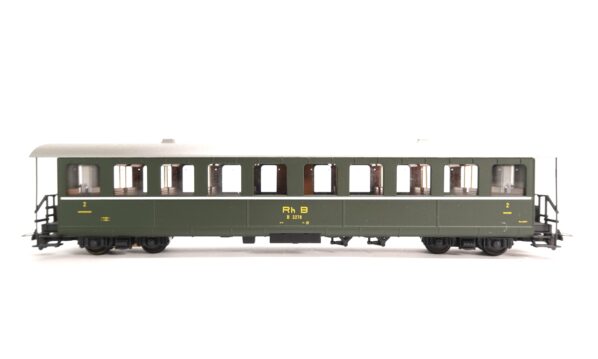 STL-Models 2201/5 H0m RhB B 2278 Personenwagen grün Plattformwagen | A1843