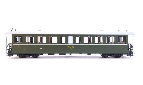 STL-Models 2201/3 H0m RhB B 2275 Personenwagen grün bespielt | A1848