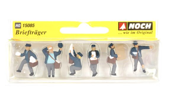 NOCH 15085 H0 Figuren-Set Briefträger Post 6 Figuren handbemalt OVP