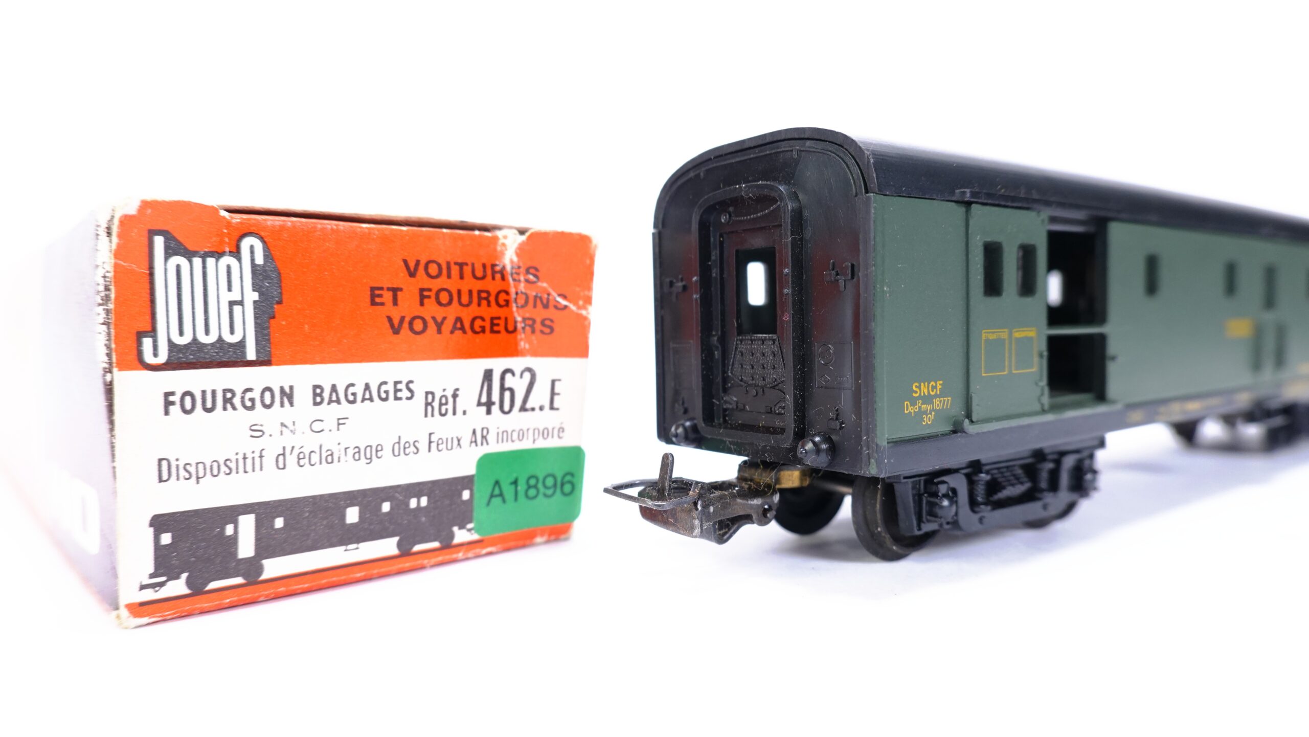 Jouef 462.E H0 SNCF Gepäckwagen Fourgon Dypmy 18277 grün | A1896 2 Jouef 462.E H0 SNCF Gepäckwagen Fourgon Dypmy 18277 grün | A1896 – Bild 2