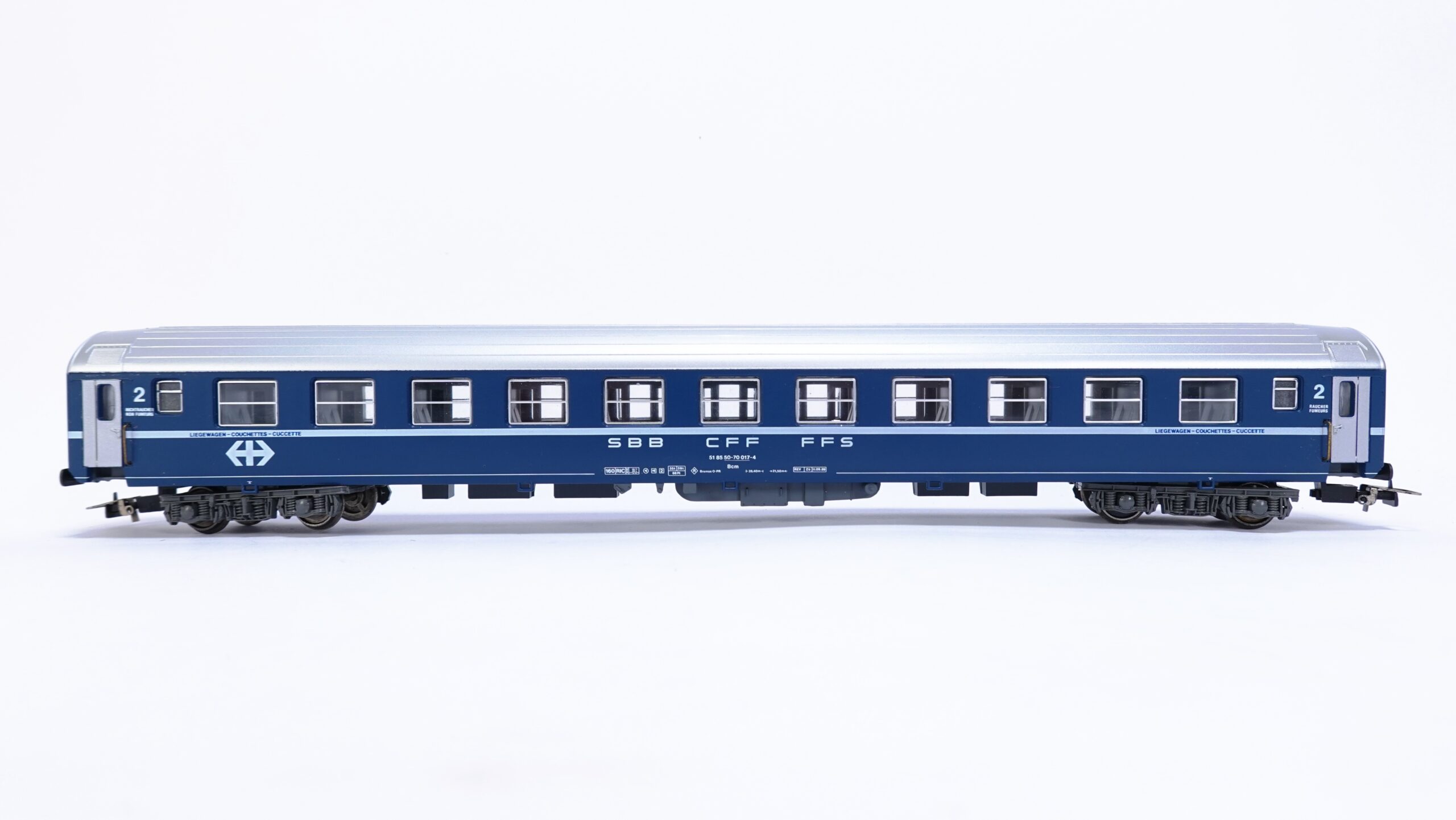 Jouef 57440 H0m SBB Liegewagen Bcm blau | A1891 5 Jouef 57440 H0m SBB Liegewagen Bcm blau | A1891 – Bild 5