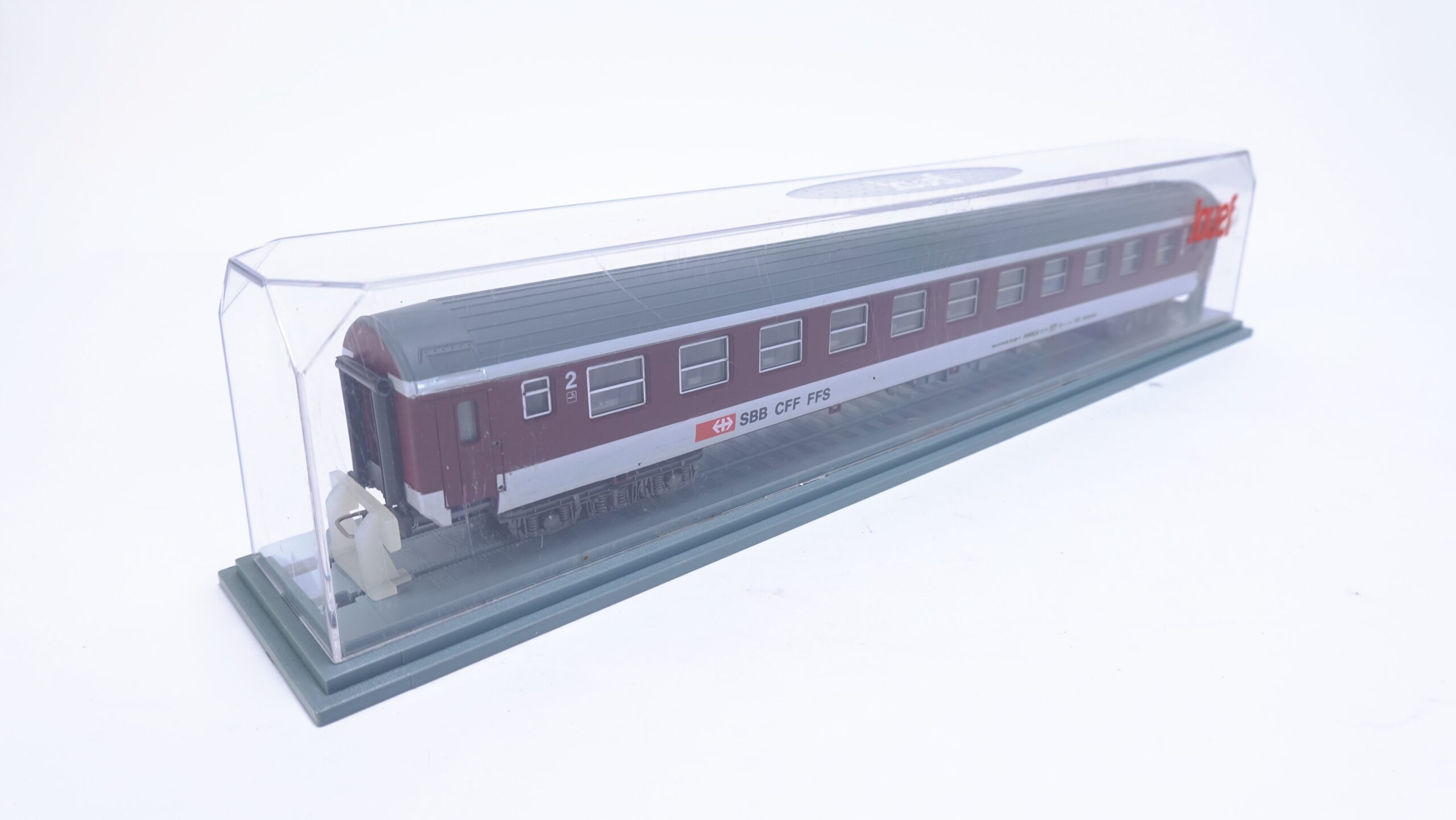 Jouef 574500 H0m SBB Bpm Eurofima 2. Klasse rot/grau | A1892 9 Jouef 574500 H0m SBB Bpm Eurofima 2. Klasse rot/grau | A1892 – Bild 9