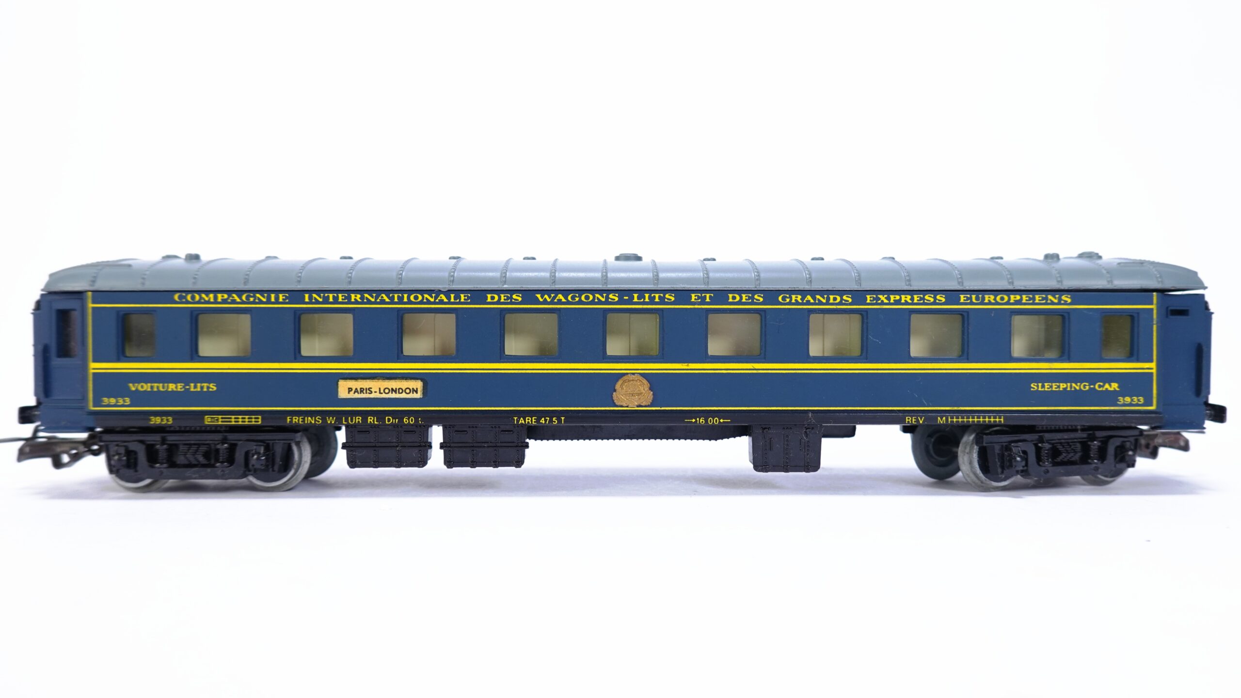 Jouef 862 H0 CIWL Schlafwagen Type Y 3933 blau | A1898 1 Jouef 862 H0 CIWL Schlafwagen Type Y 3933 blau | A1898