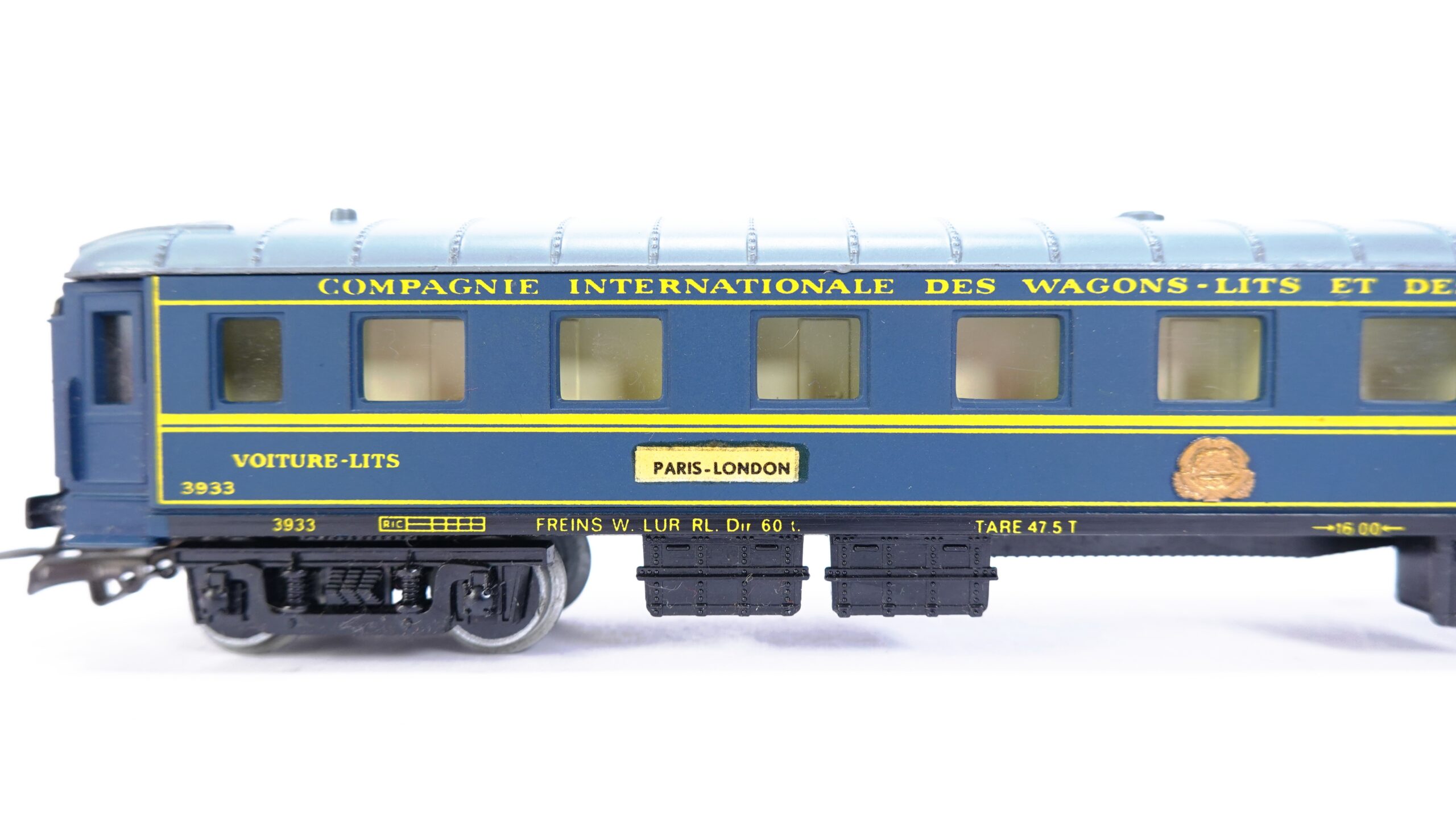 Jouef 862 H0 CIWL Schlafwagen Type Y 3933 blau | A1898 3 Jouef 862 H0 CIWL Schlafwagen Type Y 3933 blau | A1898 – Bild 3