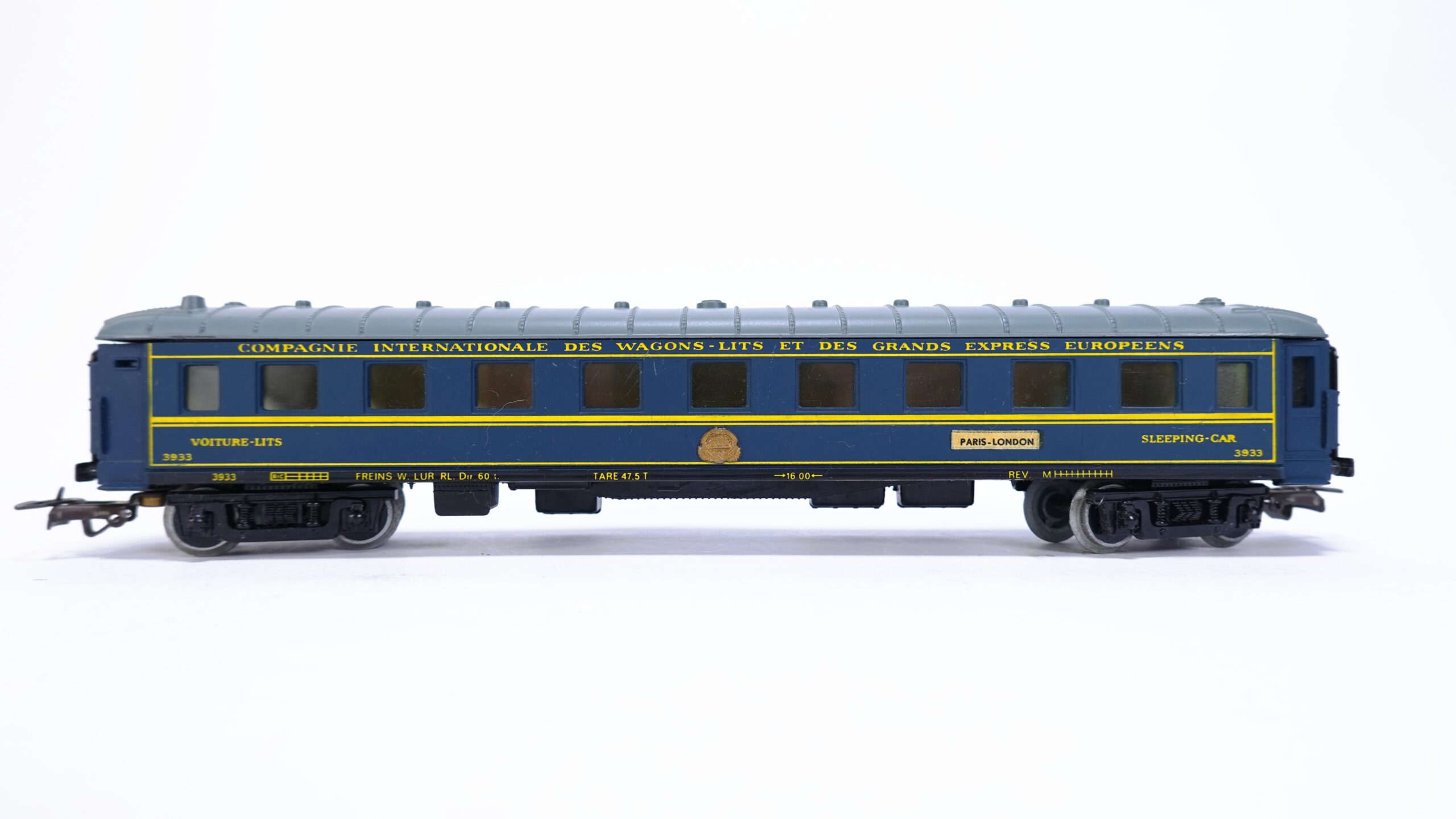 Jouef 862 H0 CIWL Schlafwagen Type Y 3933 blau | A1898 5 Jouef 862 H0 CIWL Schlafwagen Type Y 3933 blau | A1898 – Bild 5