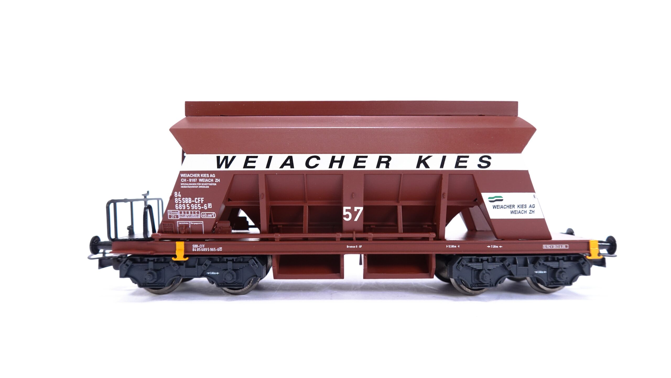 Liliput L224693 H0 SBB Schüttgutwagen Weiacher Kies Nr. 57 | A1952