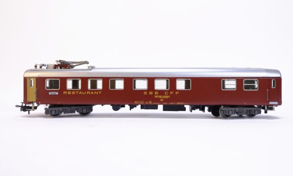 Märklin 4068 H0 SBB Speisewagen rot-silber | A1851