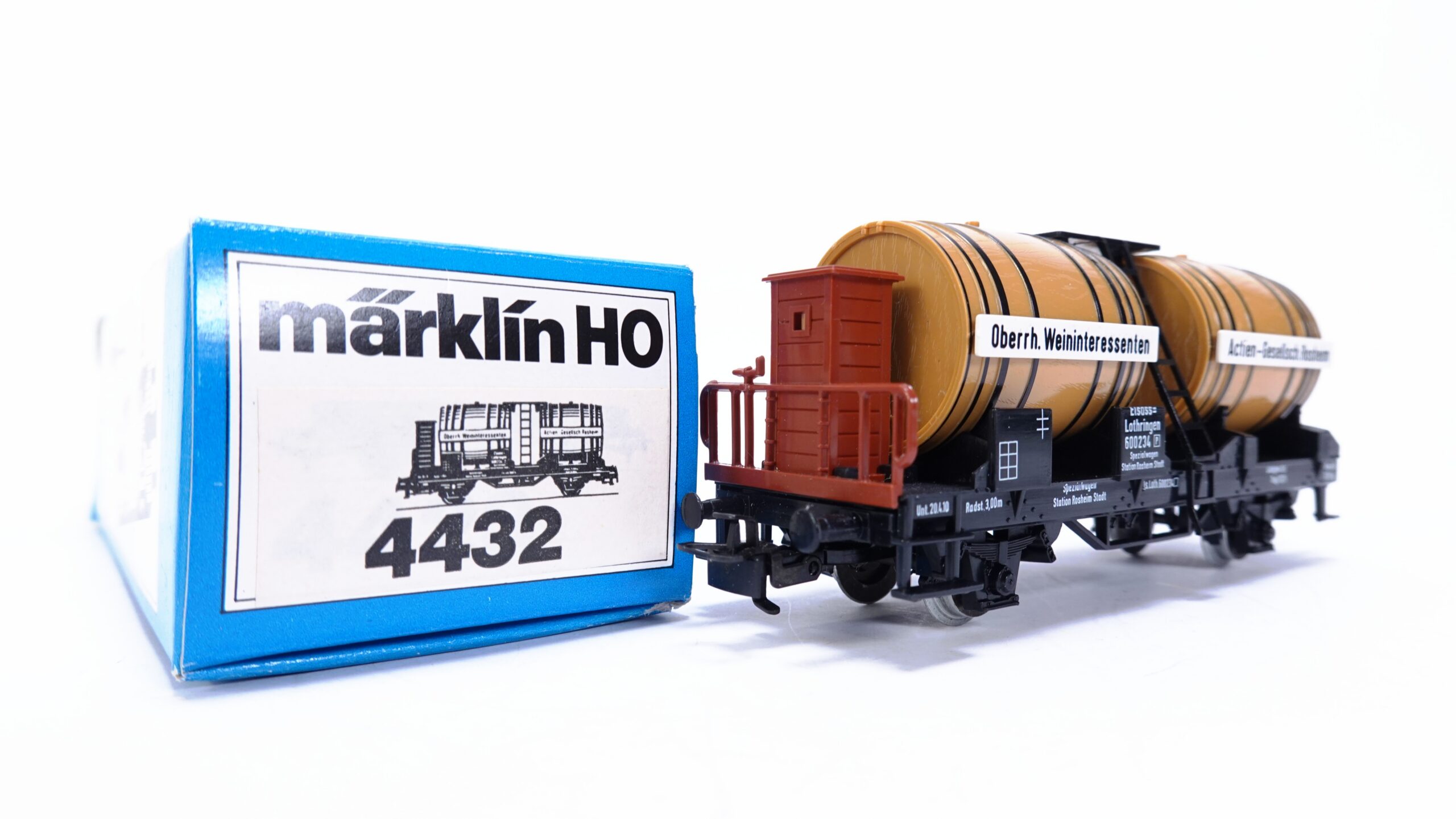 Märklin 4432 H0 Elsass-Lothringen Weinfasswagen 600234 | A1931 2 Märklin 4432 H0 Elsass-Lothringen Weinfasswagen 600234 | A1931 – Bild 2